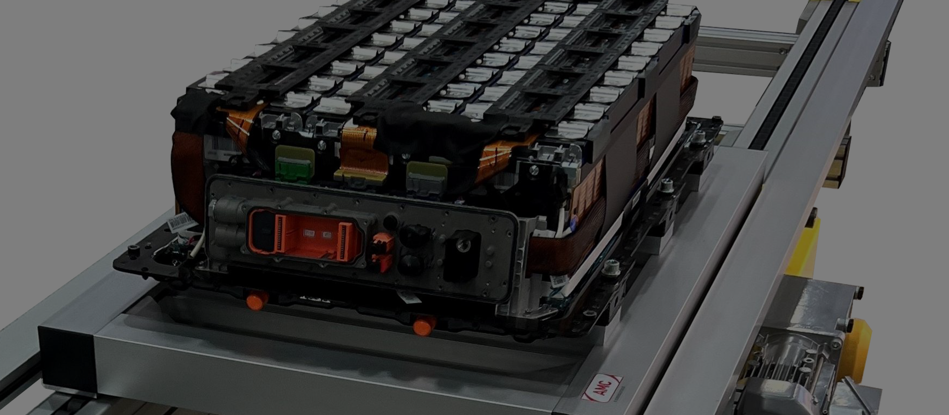 Battery assembly conveyor & precision manufacturing