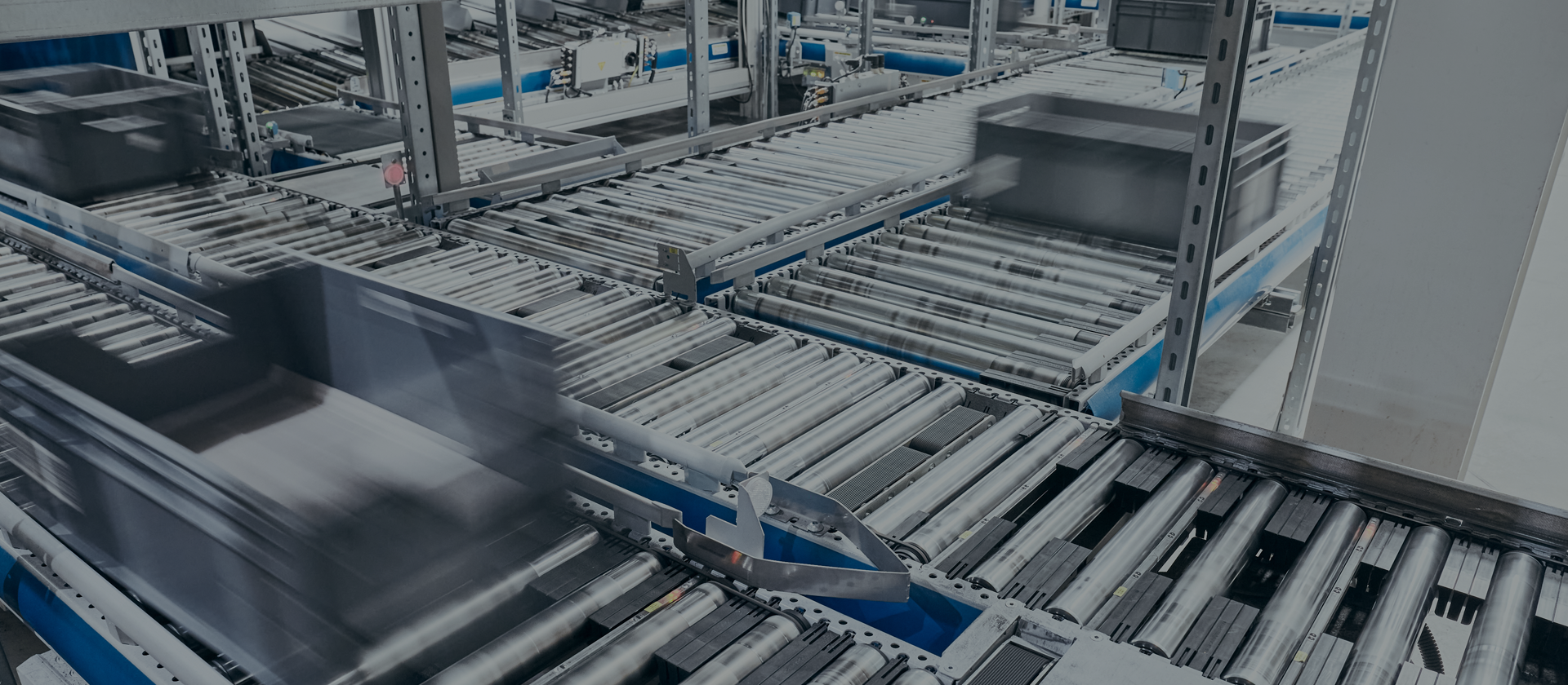 Conveyor system for distribution center & warehousing