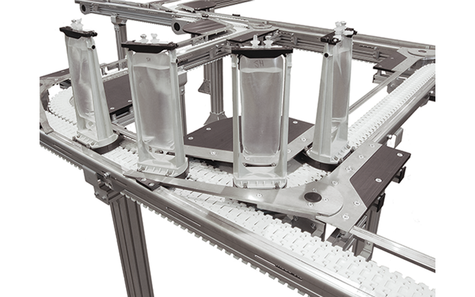 Pharmaceutical conveyor systems built to meet strict industry standards